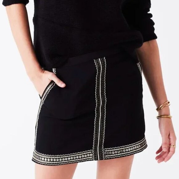 madewell sequin embellished mini skirt - Picture 2 of 6